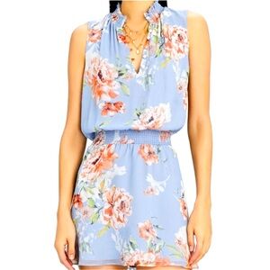 INTERMIX Private Label Eva Floral Silk Dress Size 2